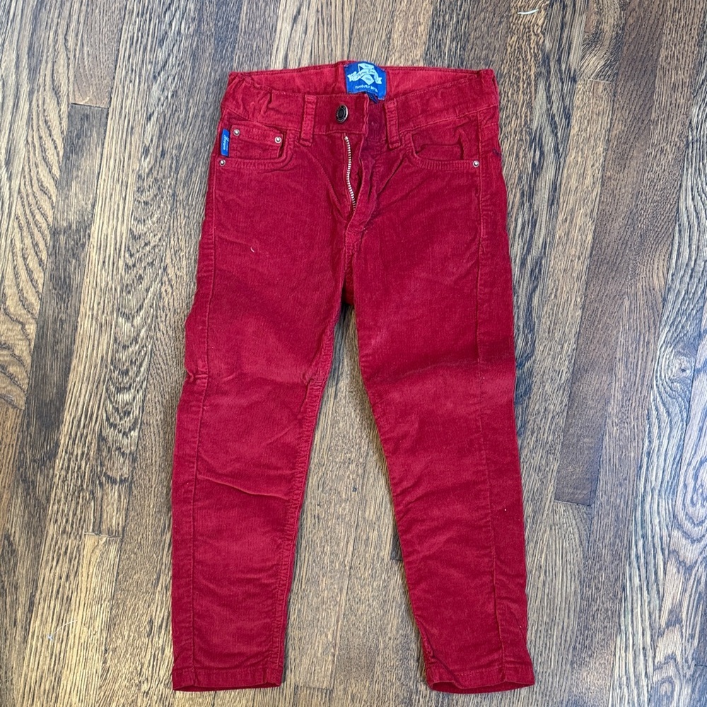 Red Corduroy Pants